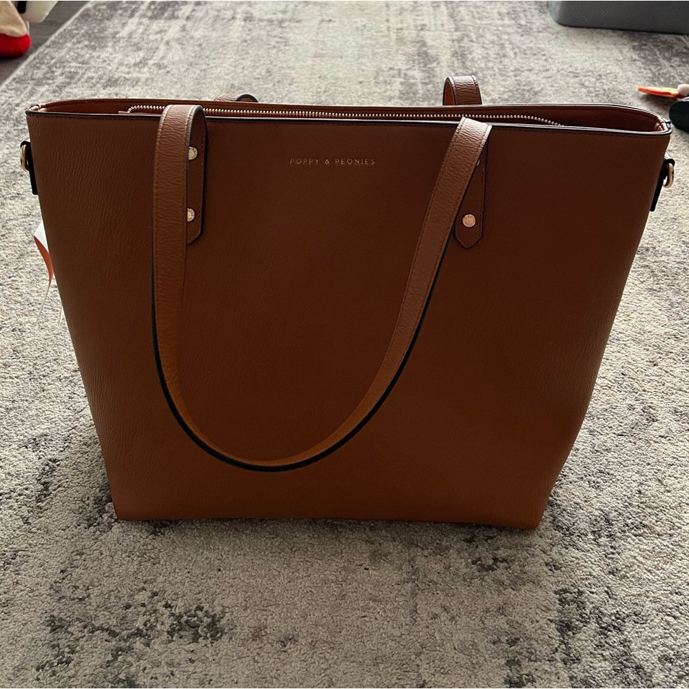 Poppy & Peonies Go-Getter Tote Bag